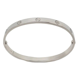 Bracelet Cartier Love en or blanc - Castafiore