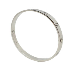 Bracelet Cartier Love en or blanc - Castafiore