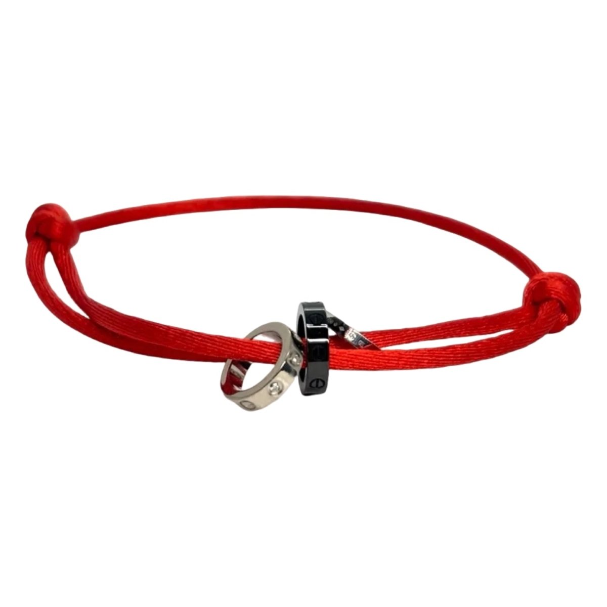 Bracelet CARTIER "Love" en or blanc, céramique et diamants - Castafiore