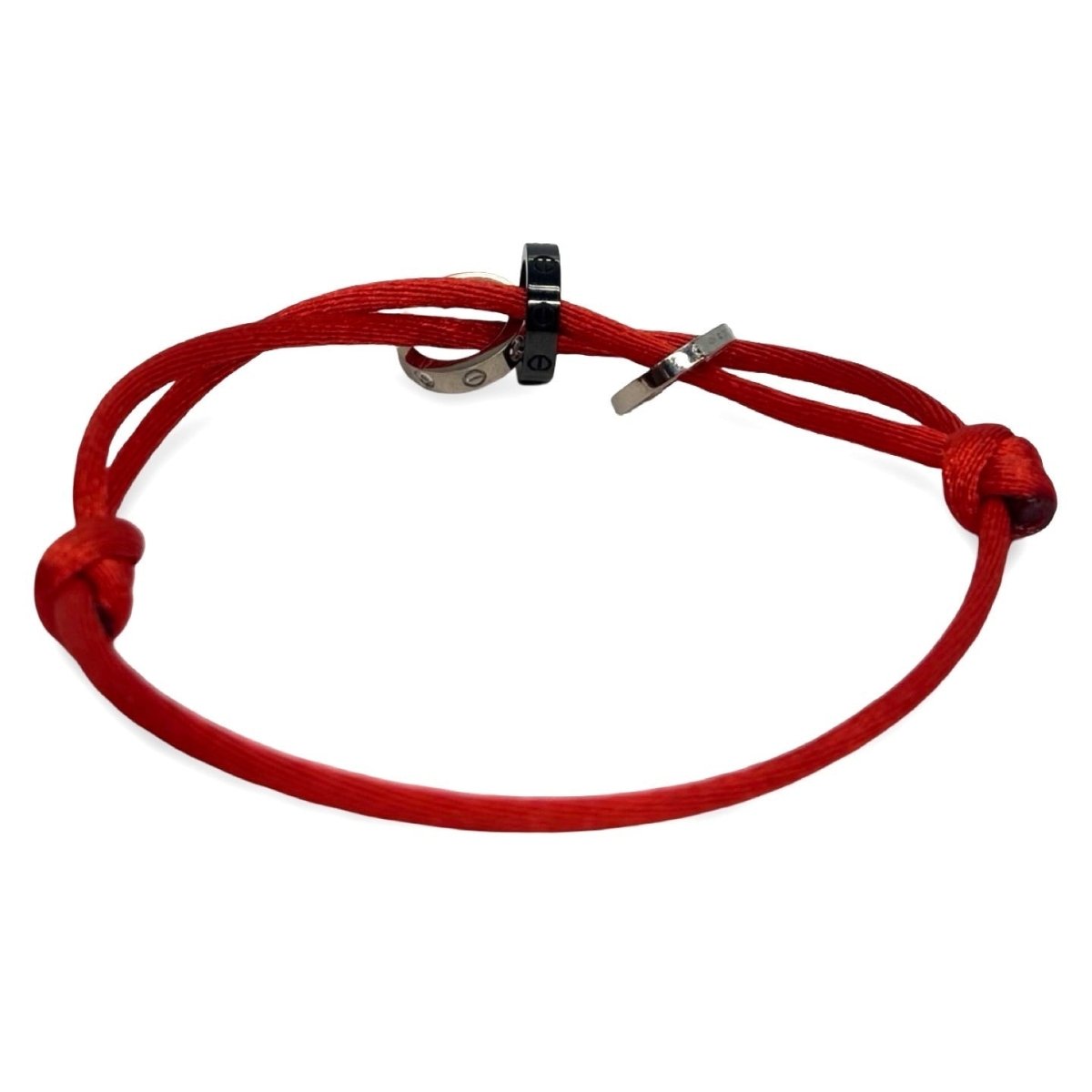Bracelet CARTIER "Love" en or blanc, céramique et diamants - Castafiore