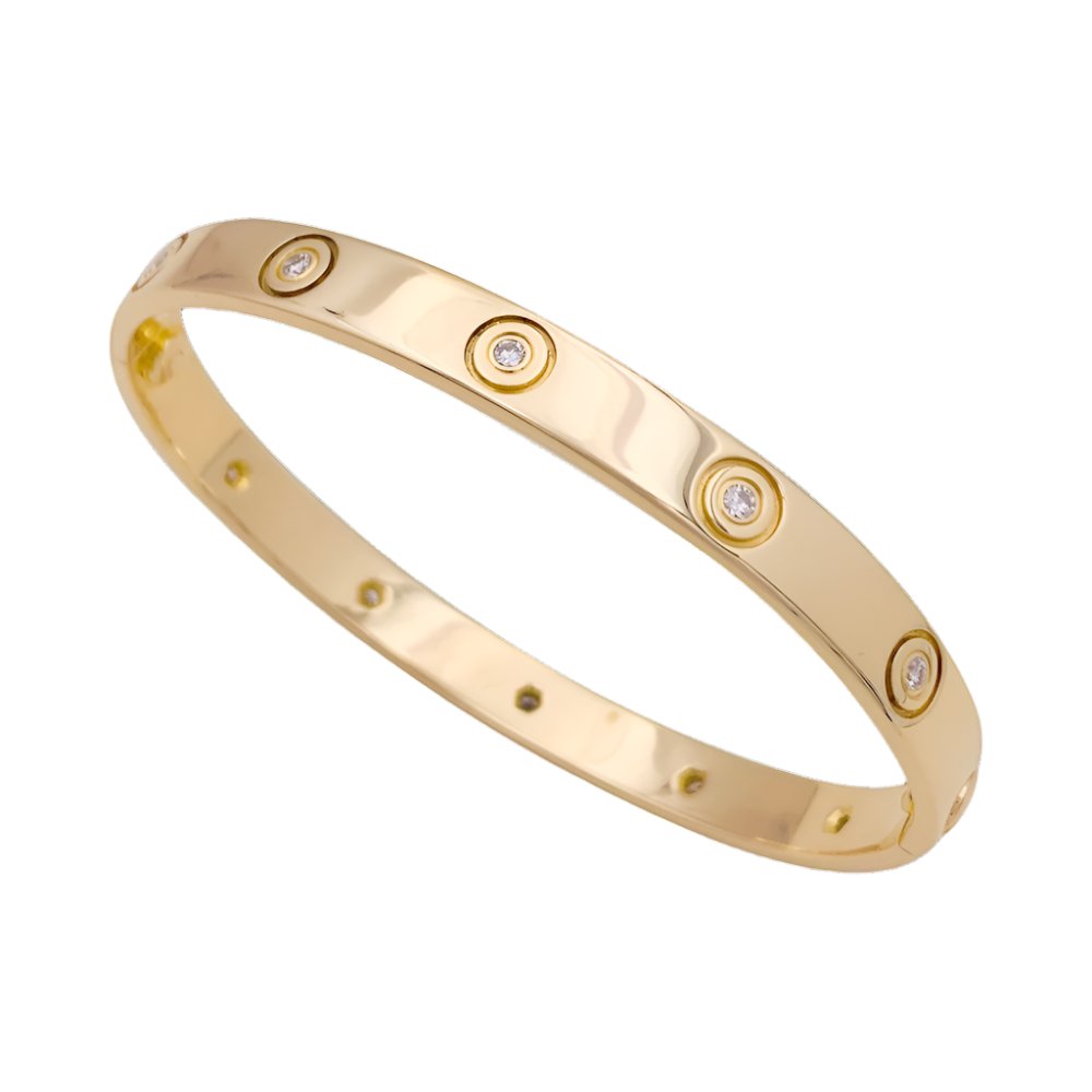 Bracelet CARTIER "Love" en or jaune et diamants - Castafiore