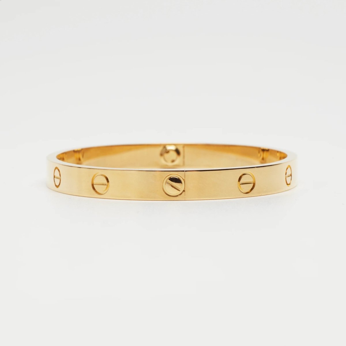 Bracelet Cartier Love en or jaune taille 18 - Castafiore