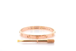 Bracelet CARTIER "Love" en or rose - Castafiore