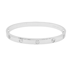 Bracelet CARTIER "Love" or blanc - Castafiore