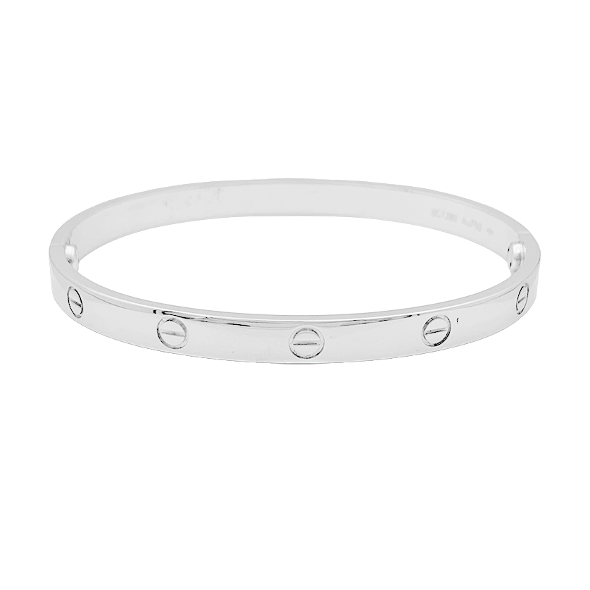 Bracelet CARTIER "Love" or blanc - Castafiore