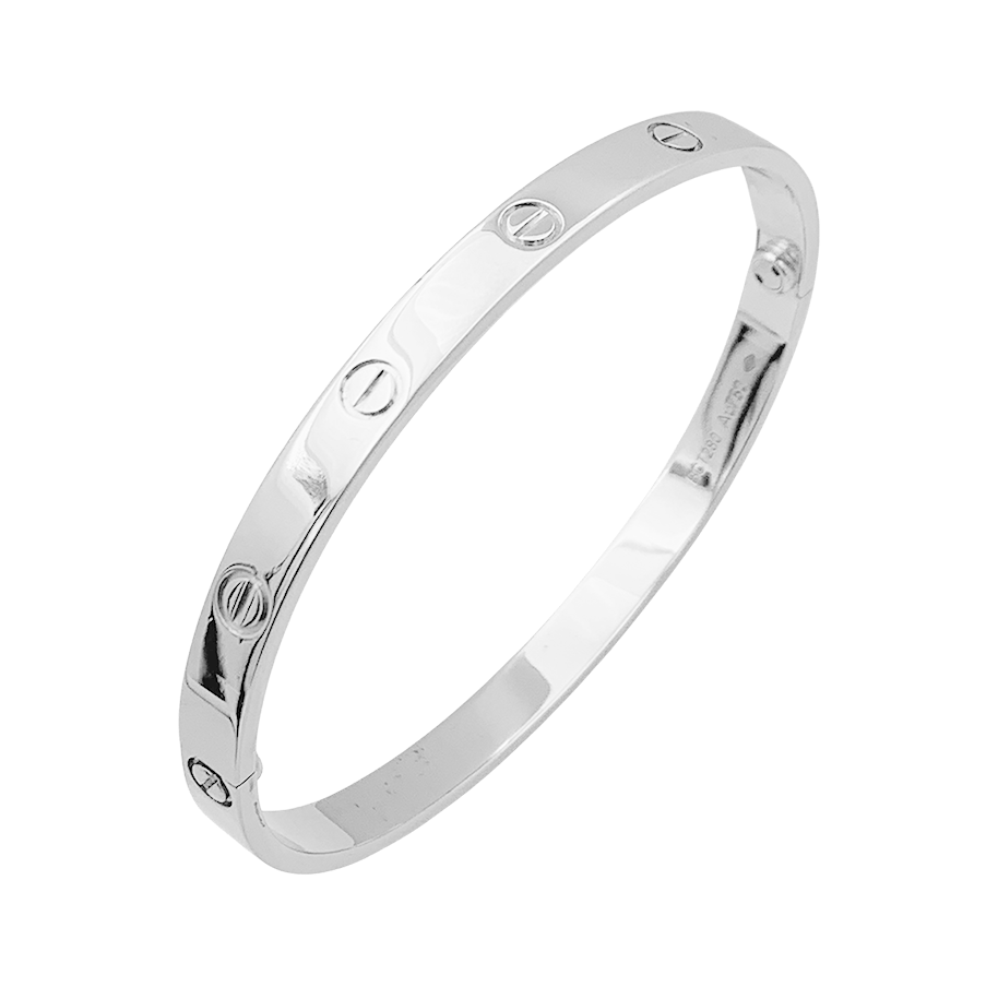 Bracelet CARTIER "Love" or blanc - Castafiore
