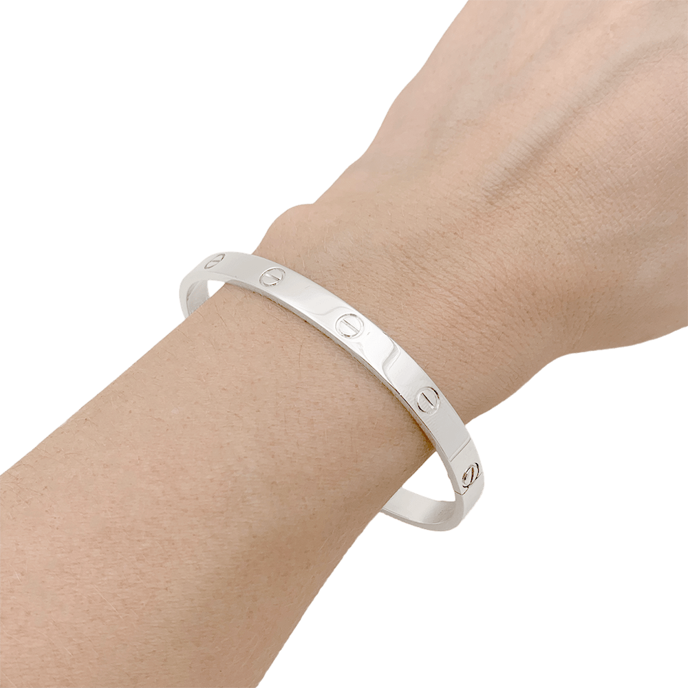 Bracelet CARTIER "Love" or blanc - Castafiore