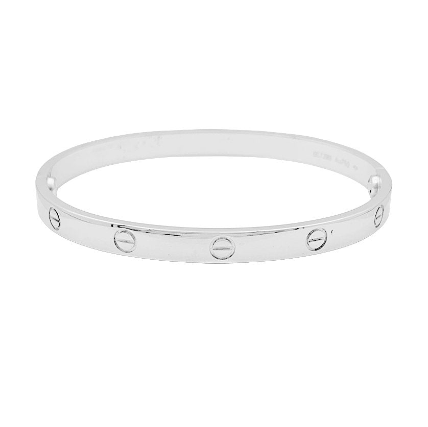 Bracelet Cartier "Love" or blanc. - Castafiore