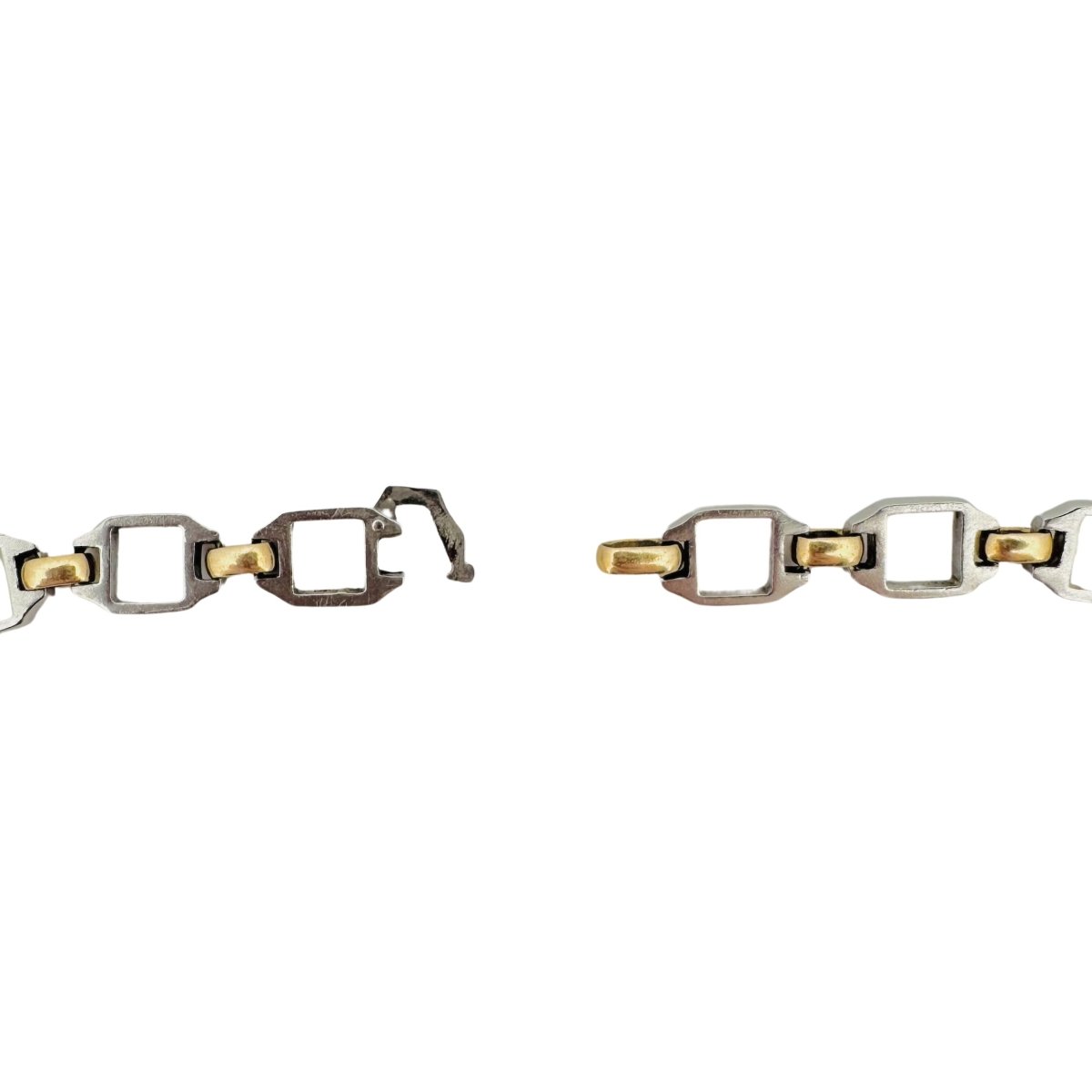 Bracelet CARTIER "Santos" en or jaune et acier - Castafiore