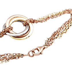 Bracelet Cartier "Trinity", three-tone gold.