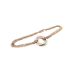 Bracelet Cartier "Trinity", three-tone gold.