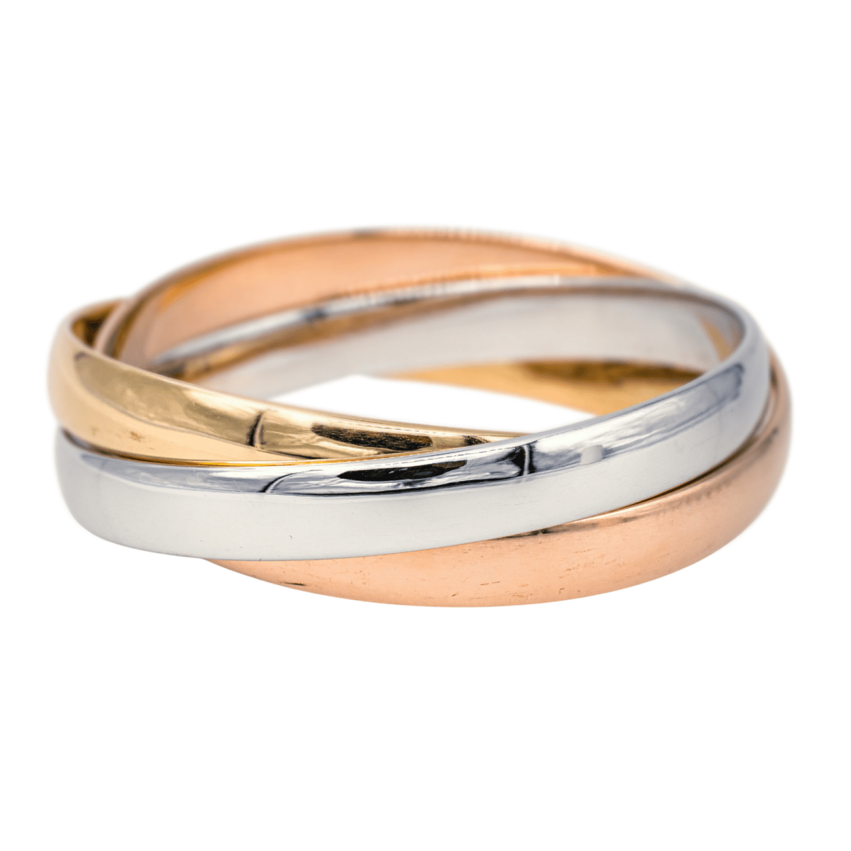 Bracelet CARTIER "Trinity" en or jaune, or rose et or blanc - Castafiore