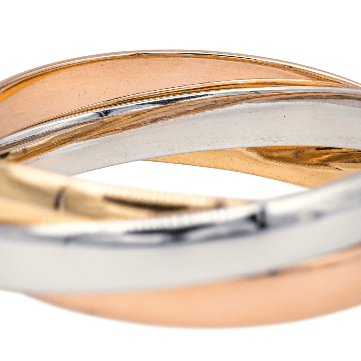 Bracelet CARTIER "Trinity" en or jaune, or rose et or blanc - Castafiore