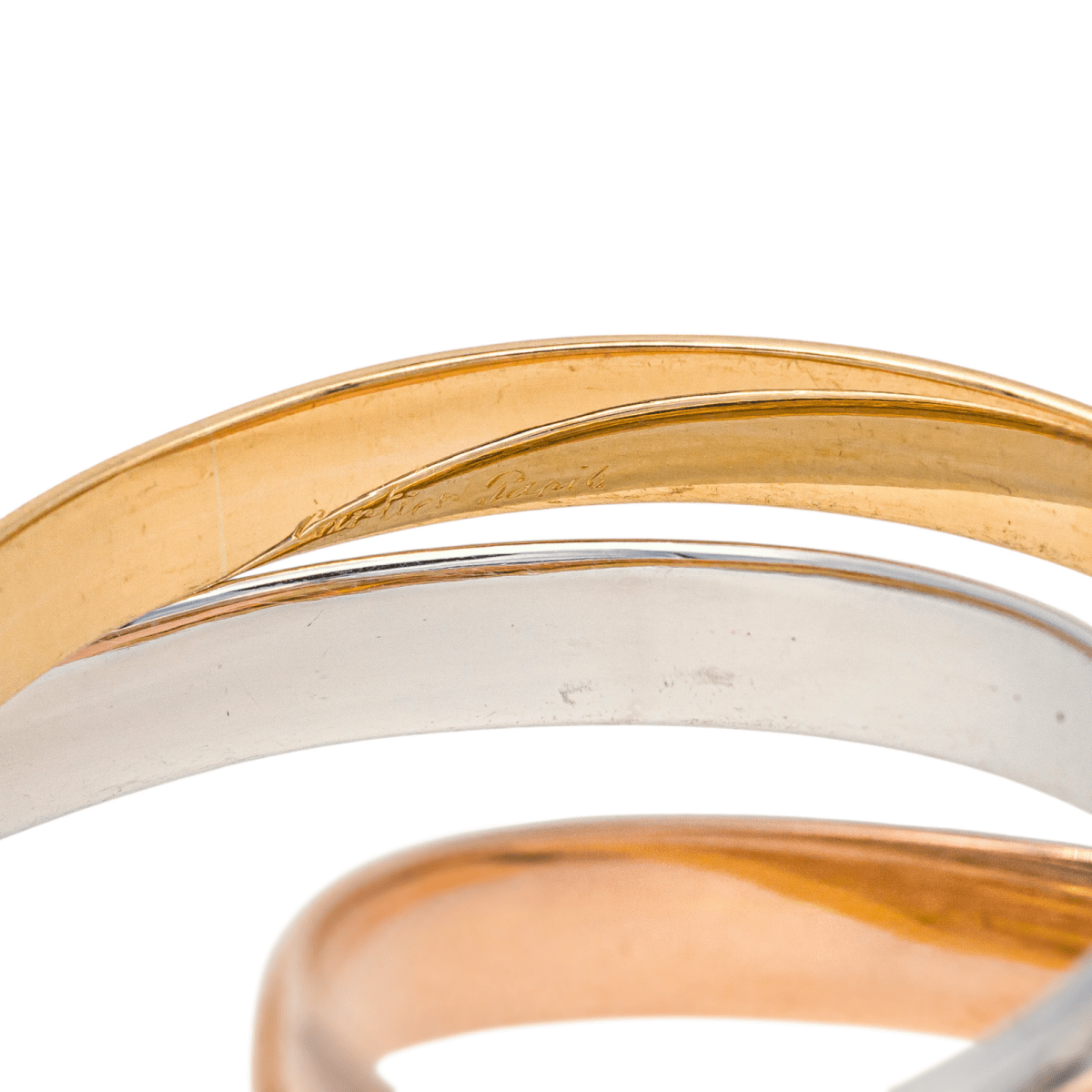Bracelet CARTIER "Trinity" en or jaune, or rose et or blanc - Castafiore