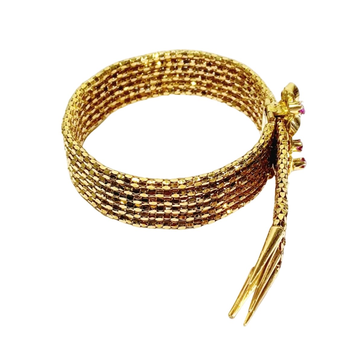 Bracelet Ceinture en or champagne et rubis - Castafiore