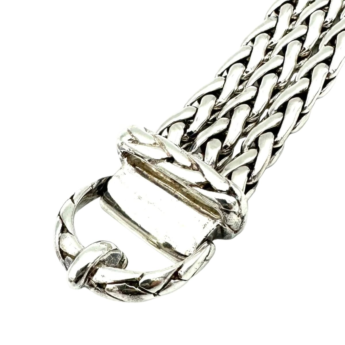 Bracelet Ceinture HERMÈS "Diane" en argent - Castafiore