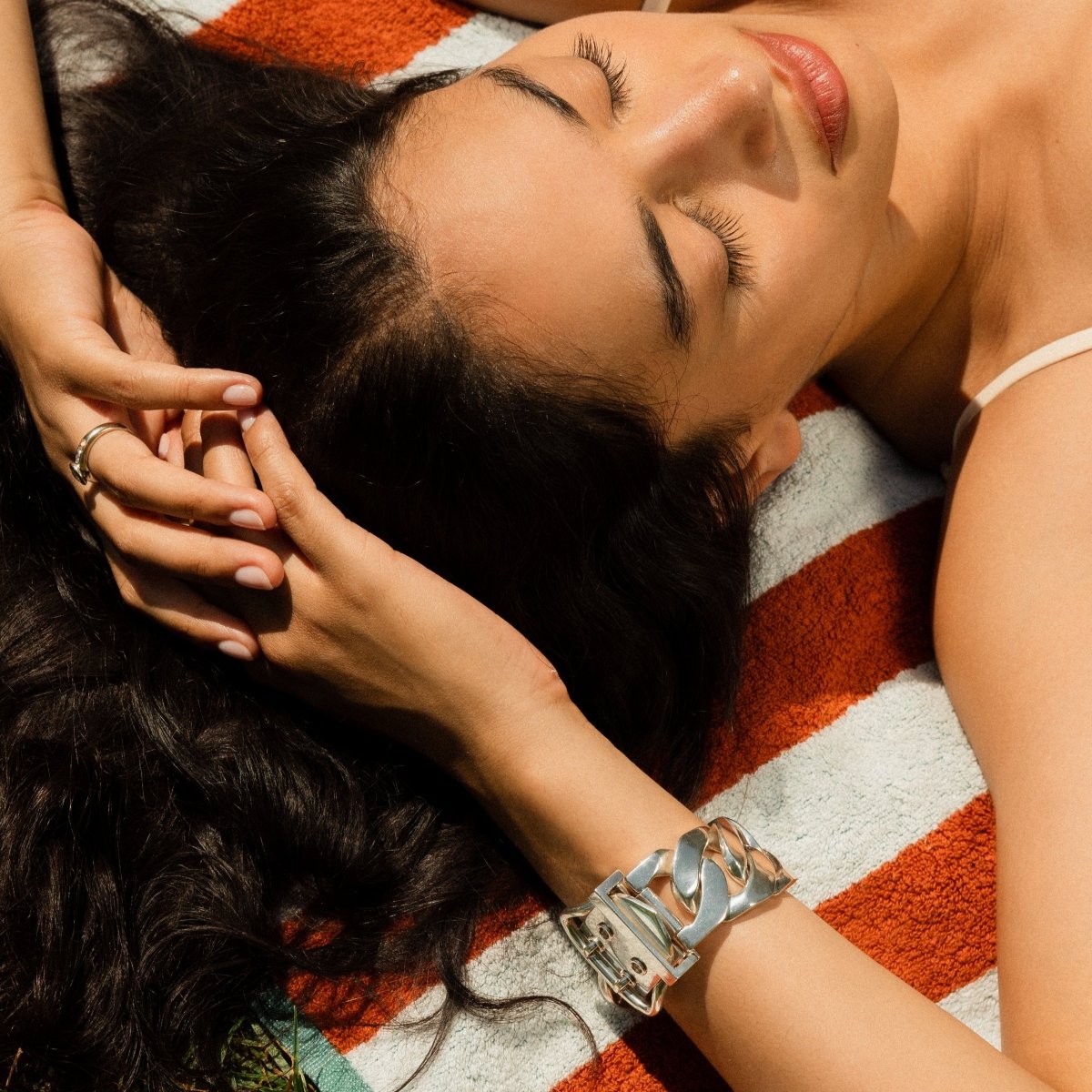 Bracelet Ceinture HERMÈS en argent - Castafiore