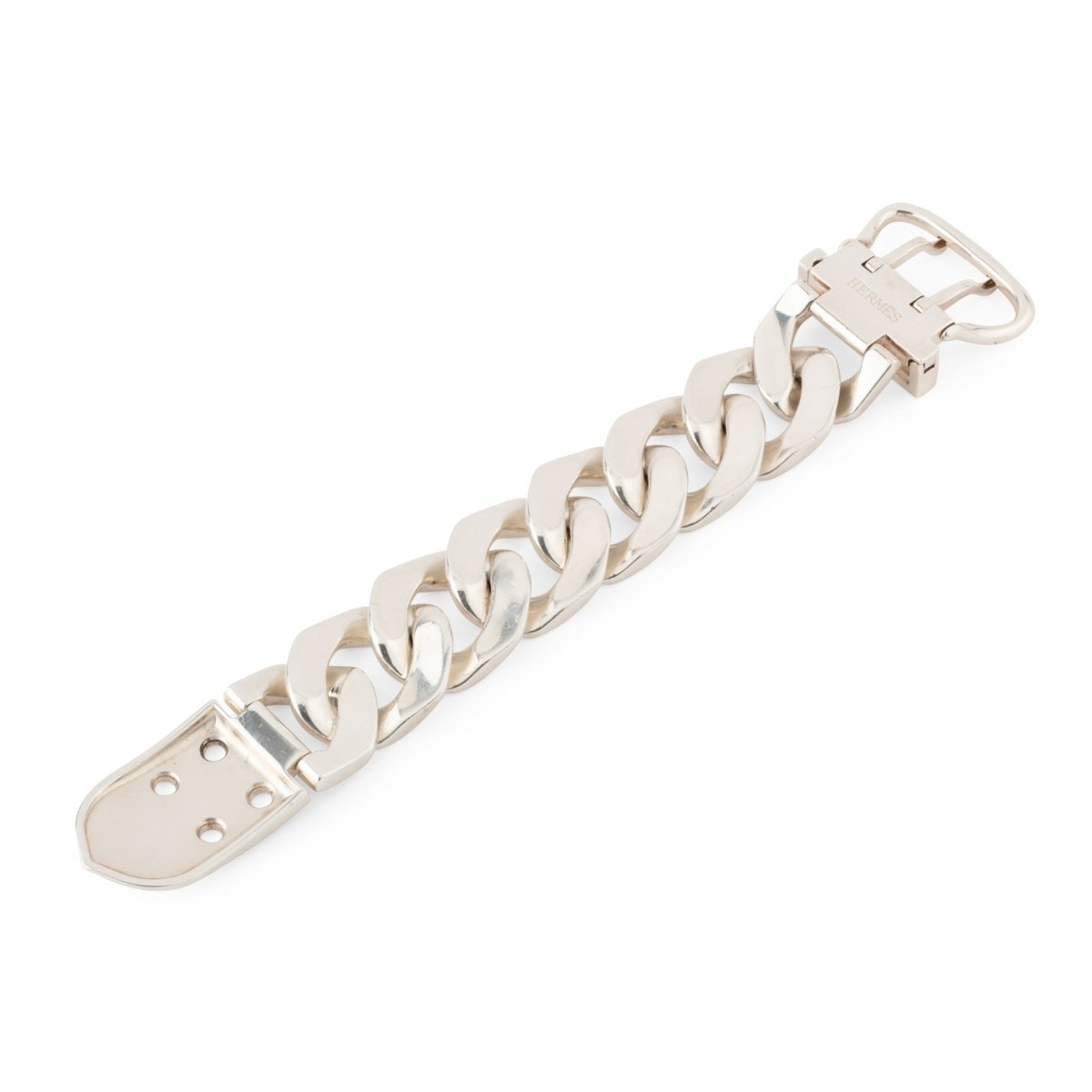 Bracelet Ceinture HERMÈS en argent - Castafiore