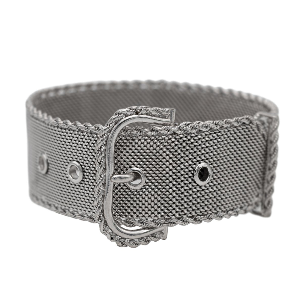 Bracelet Ceinture Or blanc - Castafiore