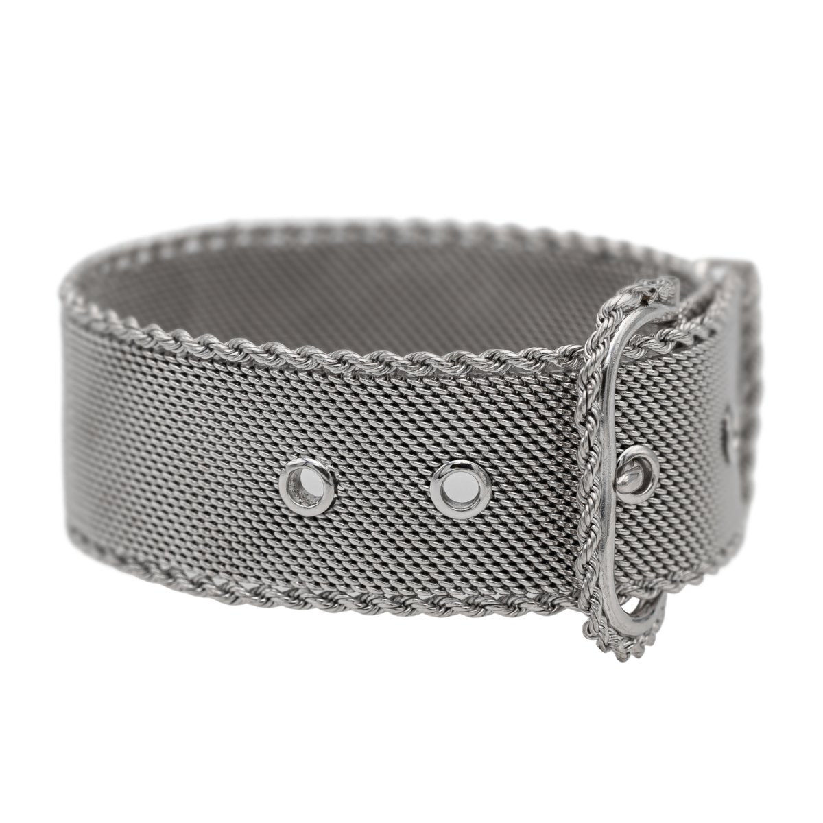 Bracelet Ceinture Or blanc - Castafiore