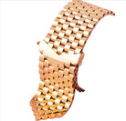 Bracelet ceinture souple en or jaune - Castafiore