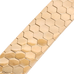 Bracelet ceinture vintage or rose diamants 1.4 ct - Castafiore