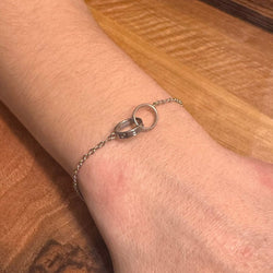 Bracelet Chaîne CARTIER "Love" en or blanc - Castafiore