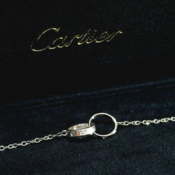 Bracelet Chaîne CARTIER "Love" en or blanc - Castafiore