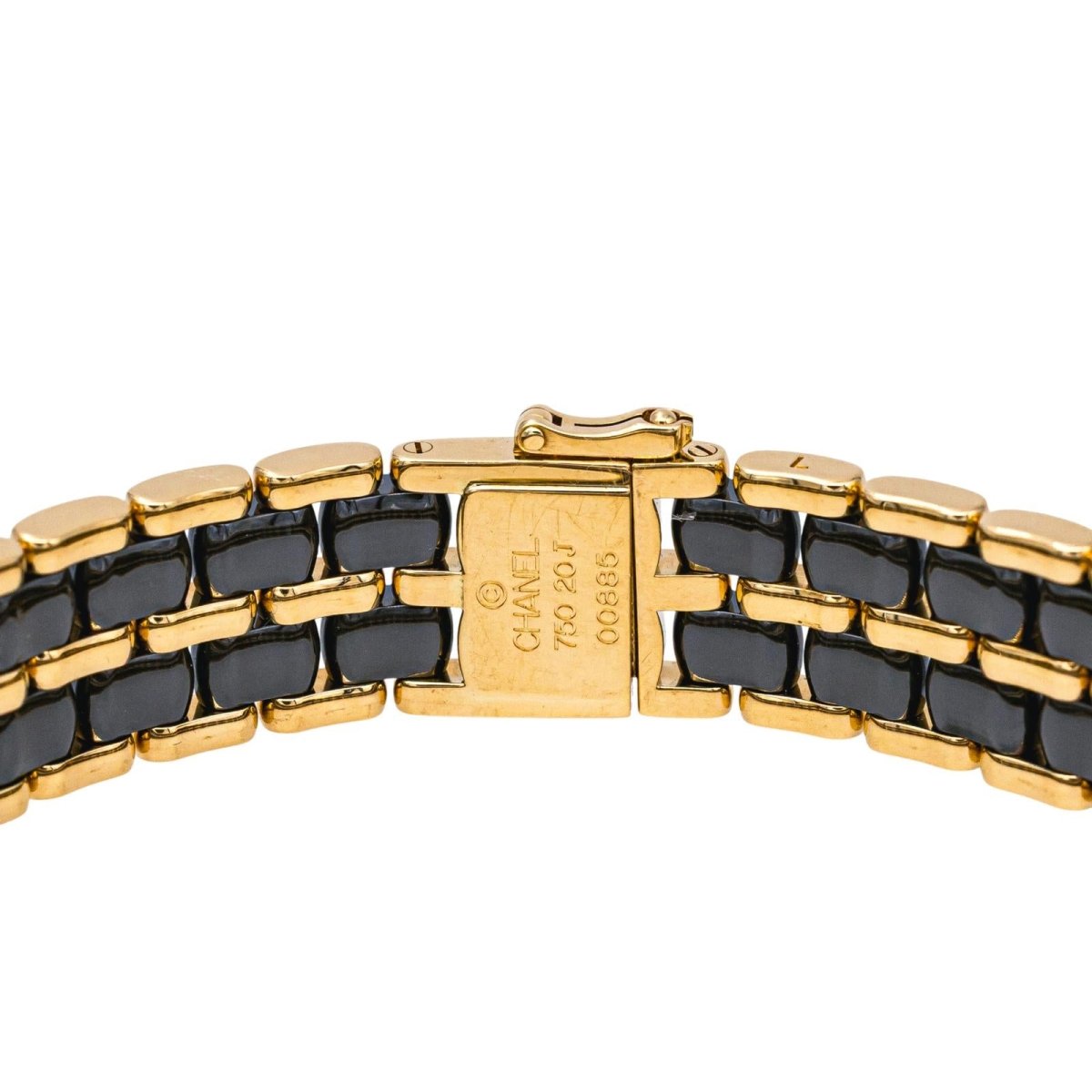 Bracelet CHANEL "Ultra" en or rose, céramique et diamants - Castafiore