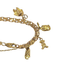 Bracelet Charm's maille en or jaune - Castafiore