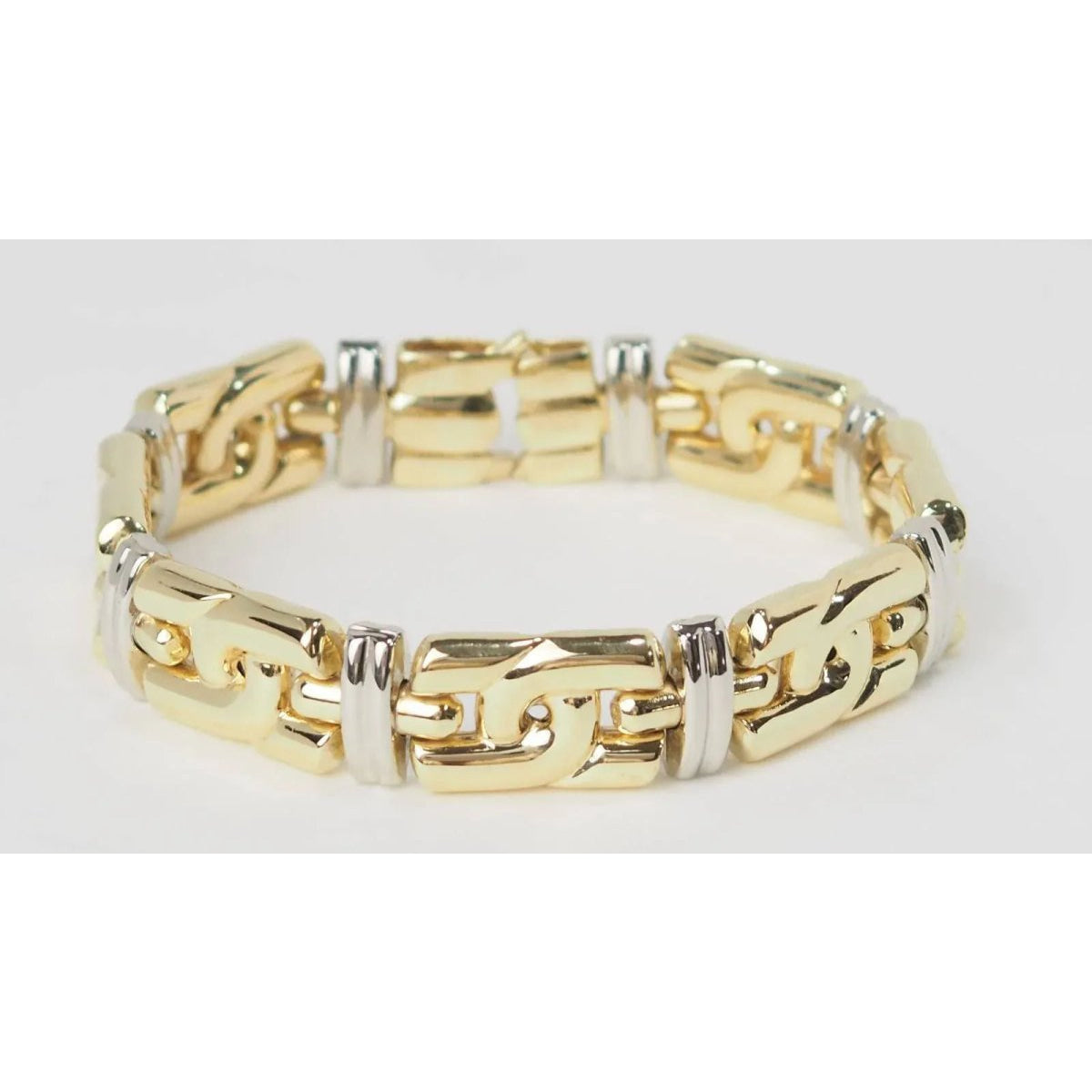 Bracelet Chimento en or jaune et blanc - Castafiore