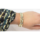 Bracelet Chimento en or jaune et blanc - Castafiore