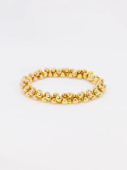 Bracelet Chimento or jaune & rose - Castafiore