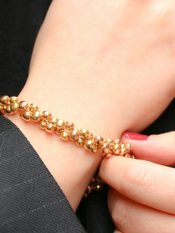 Bracelet Chimento or jaune & rose - Castafiore