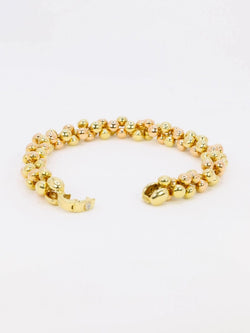 Bracelet Chimento or jaune & rose - Castafiore