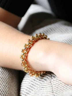 Bracelet Chimento or jaune & rose - Castafiore