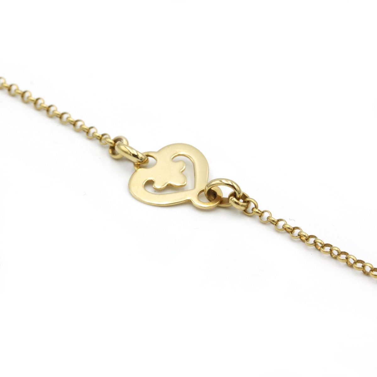 Bracelet Coeur de Légende OJ PERRIN Or jaune - Castafiore