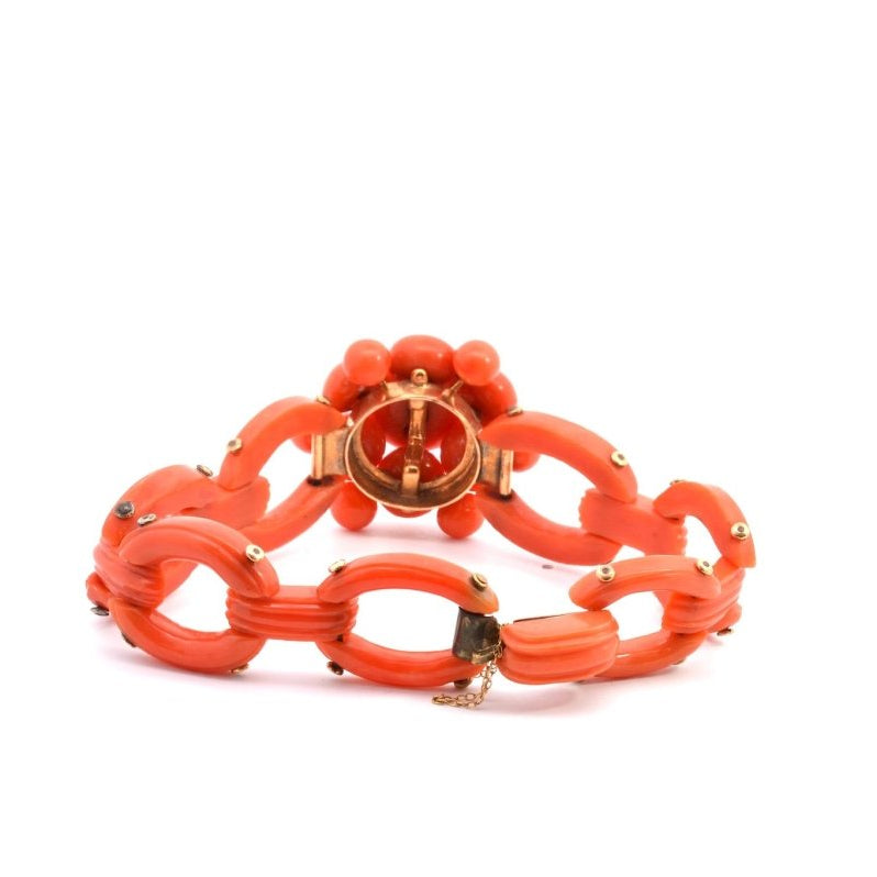 Bracelet corail orange - Castafiore