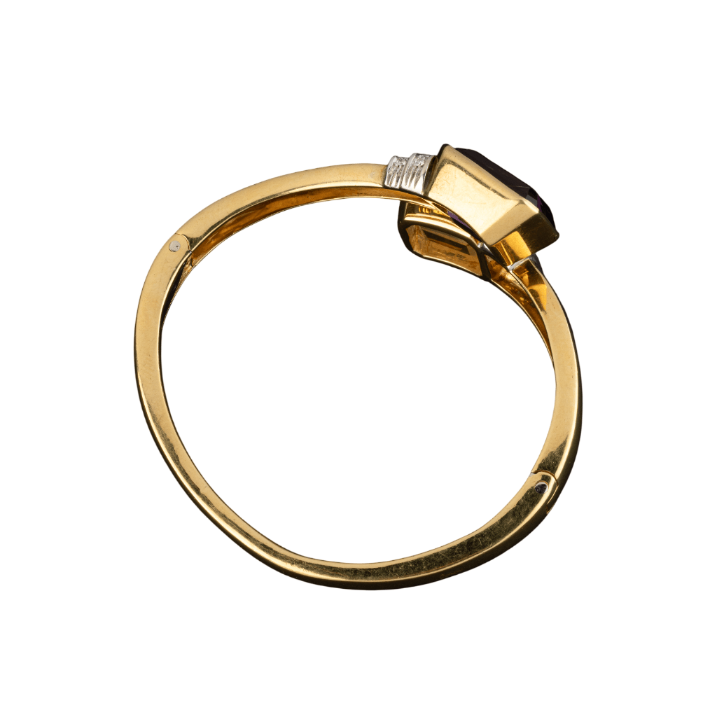 Bracelet DAMIANI en or jaune, topaze, améthyste et diamants - Castafiore