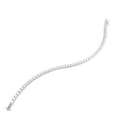 Bracelet DAMIANI "Tennis" en or blanc et diamants - Castafiore