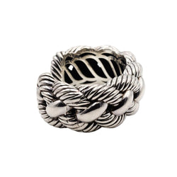 Bracelet DAVID YURMAN M tresse torsadée en argent - Castafiore