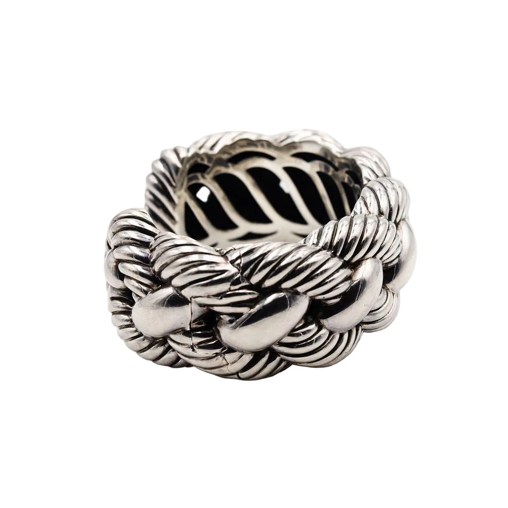 Bracelet DAVID YURMAN M tresse torsadée en argent - Castafiore