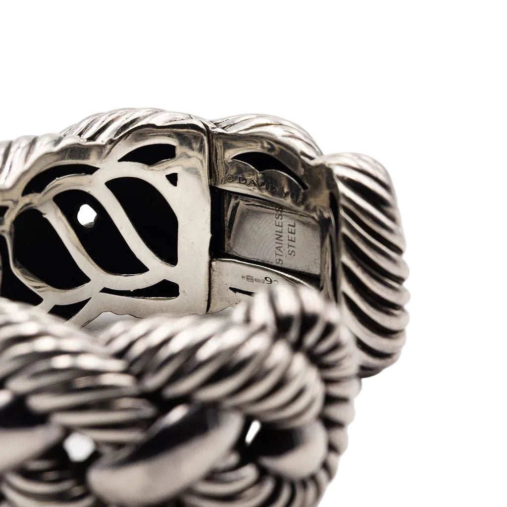 Bracelet DAVID YURMAN M tresse torsadée en argent - Castafiore