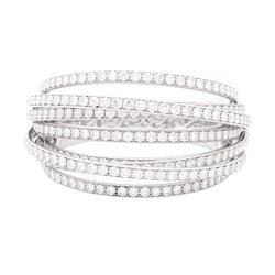 Bracelet DE GRISOGONO "Allegra", or blanc et diamants - Castafiore