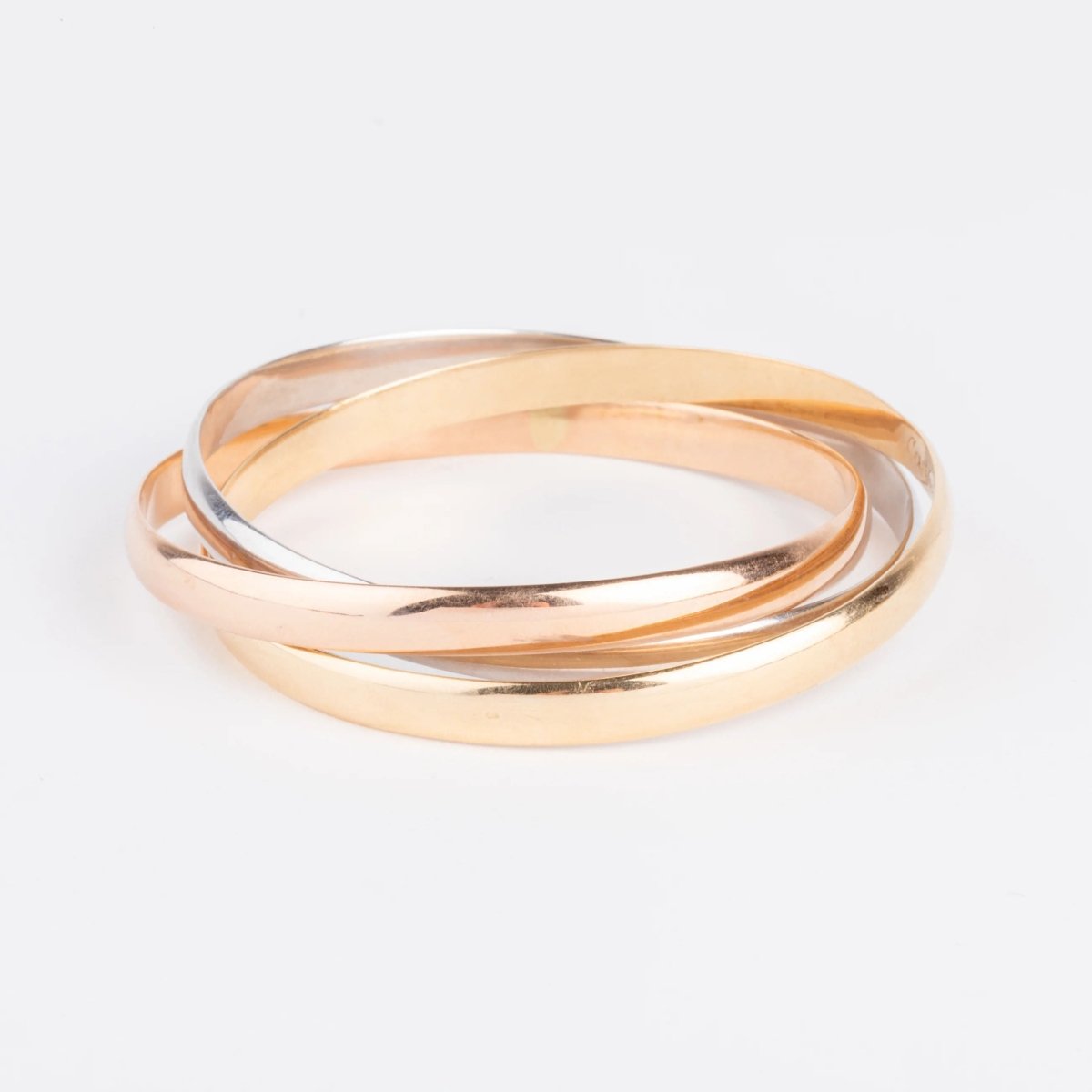 Bracelet de la Maison Cartier modèle Trinity 3 ors - Castafiore