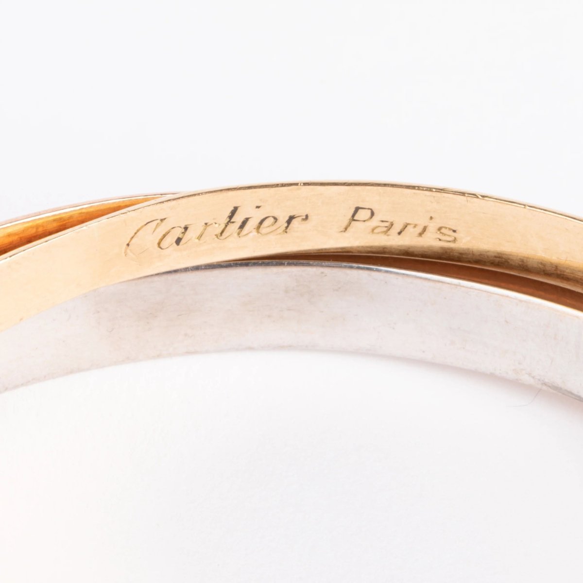 Bracelet de la Maison Cartier modèle Trinity 3 ors - Castafiore