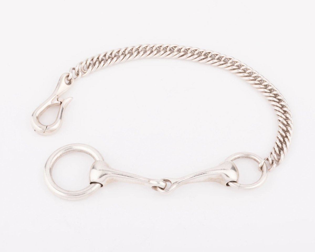 Bracelet de la maison Hermès en argent modèle Mors - Castafiore