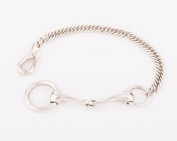 Bracelet de la maison Hermès en argent modèle Mors - Castafiore