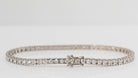 Bracelet de luxe en or blanc et diamants 3,20 carats - Castafiore