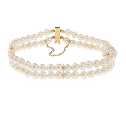 Bracelet de Perles en or jaune - Castafiore
